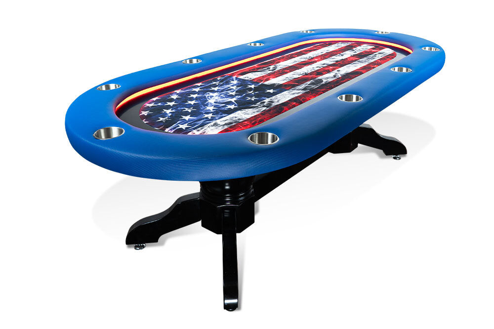 BBO Elite Alpha LED Poker Table detail 2